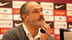 Andoni Zubizarreta, en rueda de prensa (FC BARCELONA)