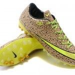 Nike Mercurial Vapor X marrones y amarillas 2015 - Frontal
