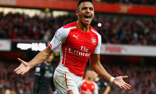 Alexis Sánchez celebrando un gol (FOTO: EL PERISCOPIO NOTICIAS)