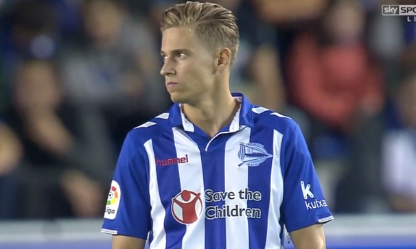 Marcos Llorente, con el Alavés (FOTO: YouTube)