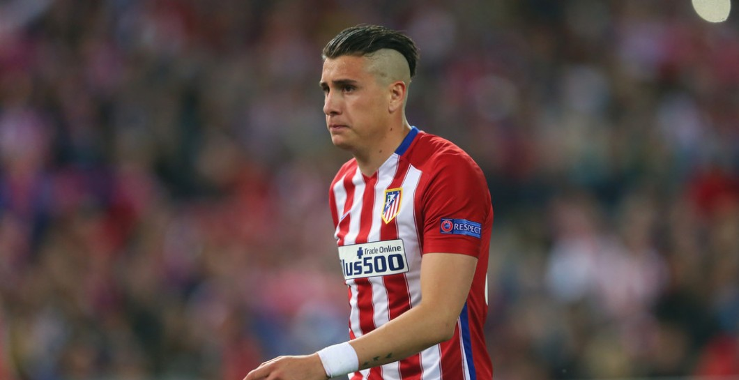 José María Giménez durante un partido del Atlético de Madrid