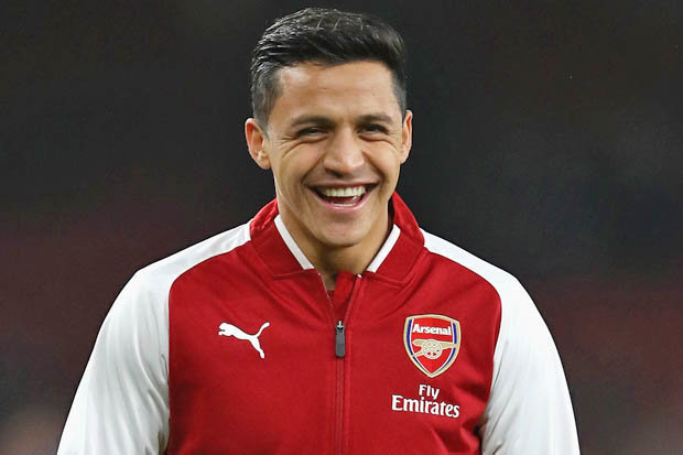 Alexis Sánchez, con el Arsenal (FOTO - Daily Star)