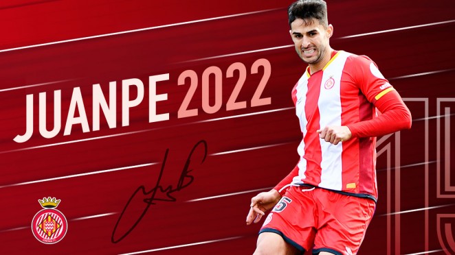 Juanpe renueva con el Girona (FOTO - GIRONA)