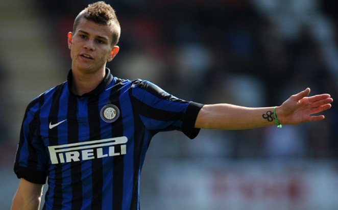 Samuele Longo con el Inter (FOTO - Girona FC)