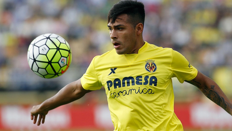 Nahuel Leiva durante un partido del Villarreal (FOTO - Aficionados al fútbol)
